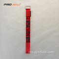 Reflektif Membawa Cahaya Merah Zebra Webbing Armband